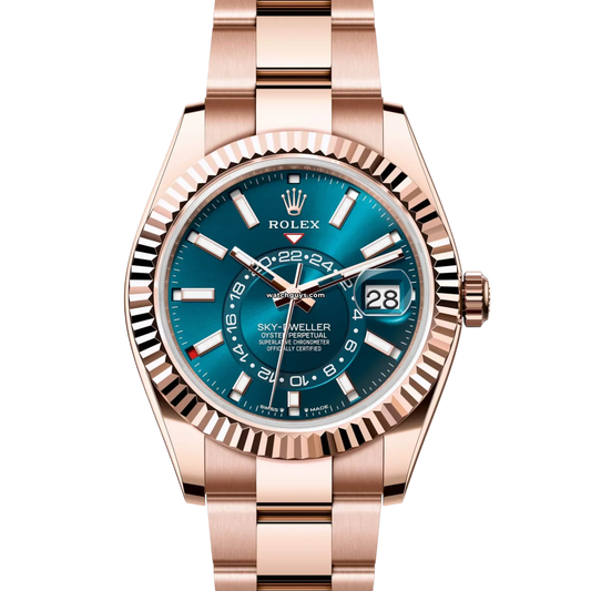 Rolex Sky-Dweller 336935 Everose Blue Green