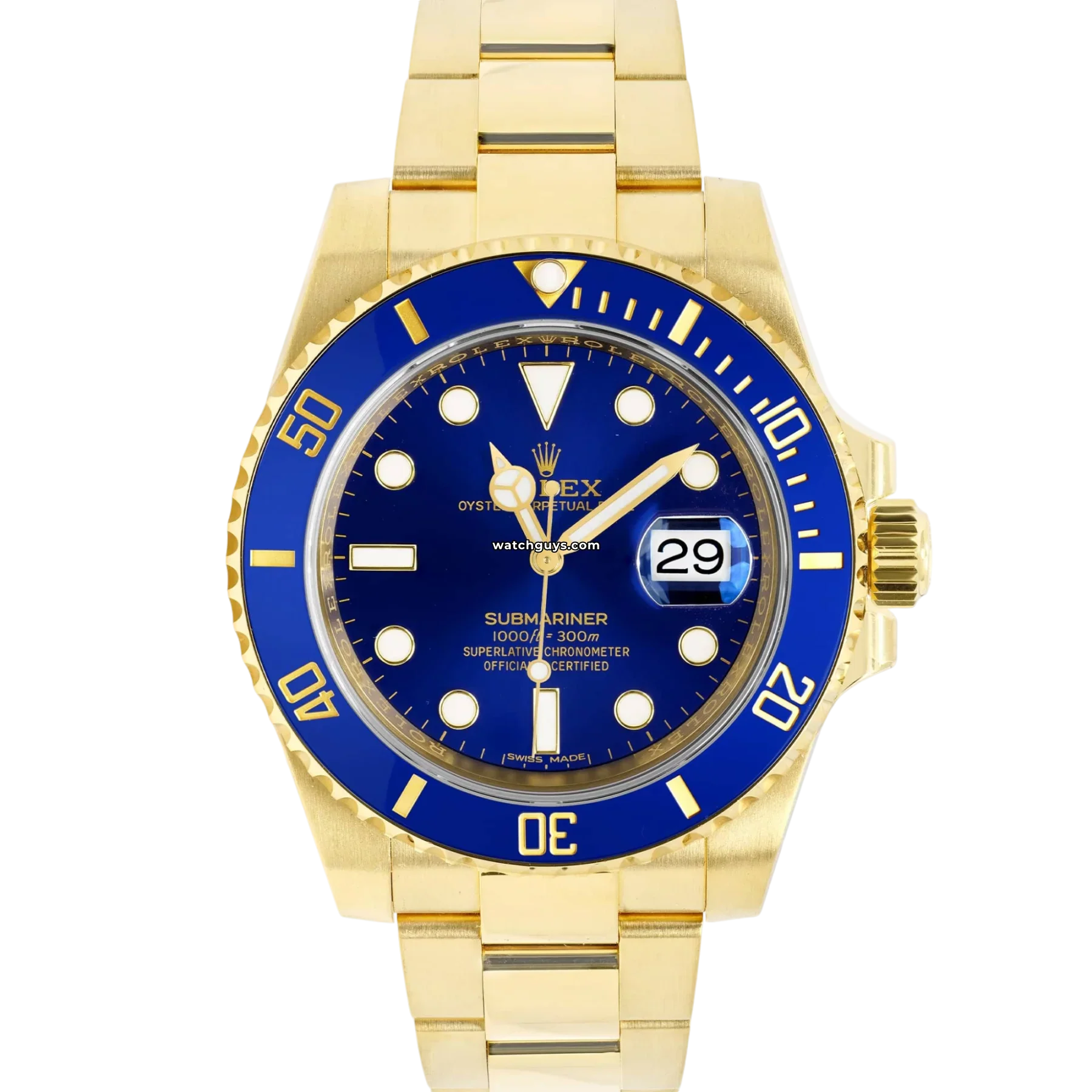 Rolex Submariner 116618LB Blue