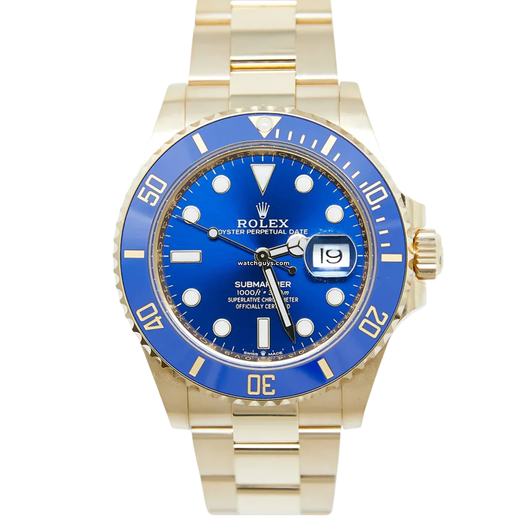 Rolex Submariner 126618LB Blue 18K Yellow Gold