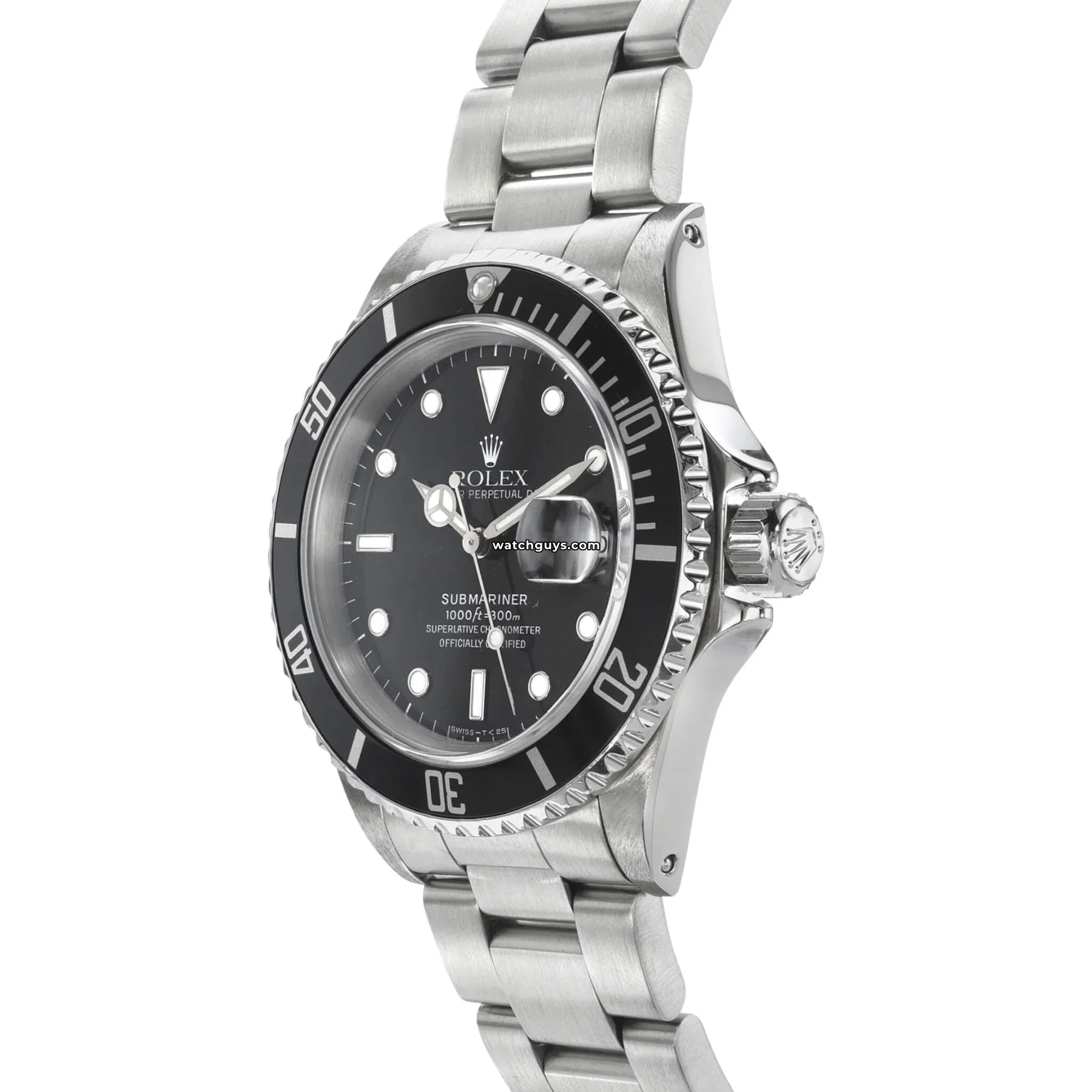 Rolex Submariner 16610 Black Stainless Steel