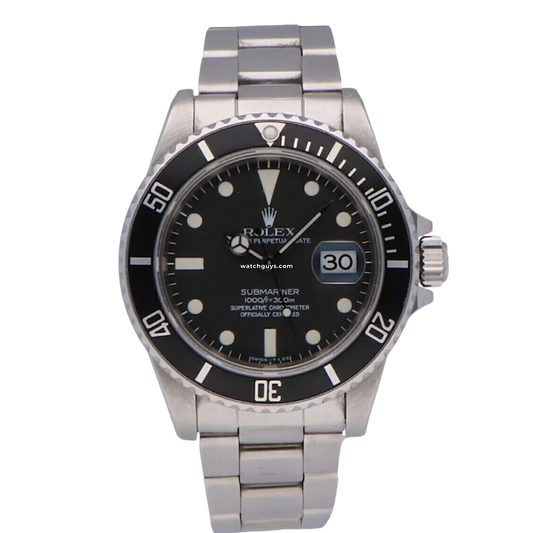 Rolex Submariner Date 16800 Black Dial