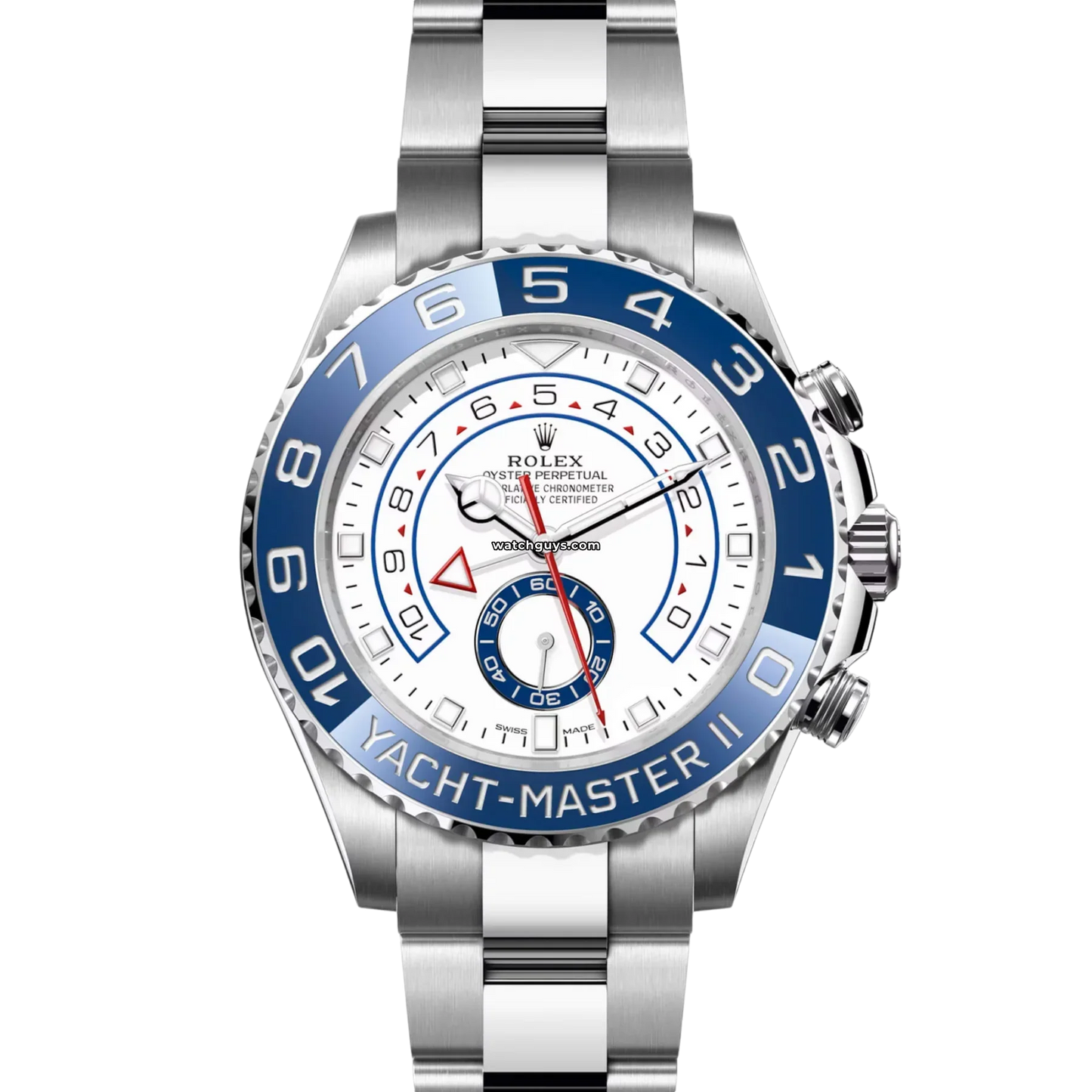 Rolex Yacht-Master II 116680 Mercedes Hands