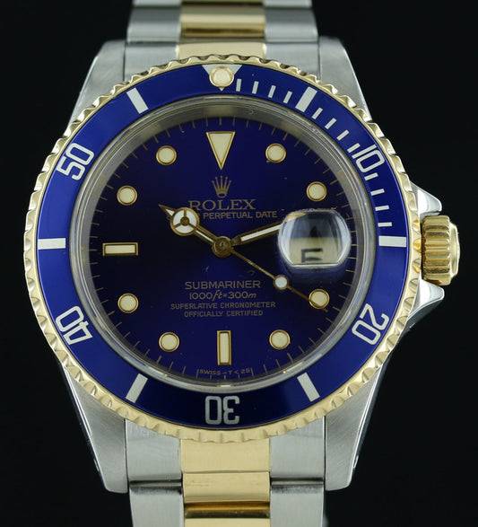 Rolex Submariner 16613 Steel & Gold