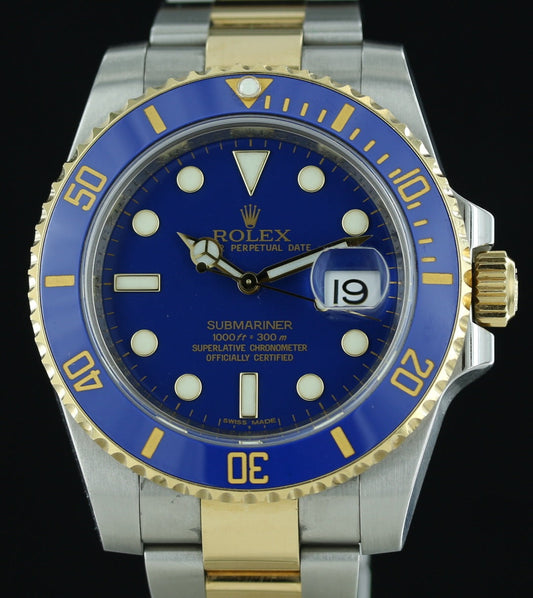 Rolex Submariner 116613LB Steel & Gold