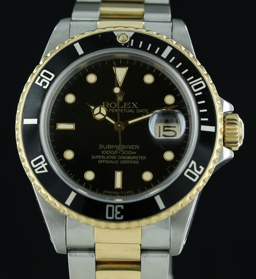 Rolex Submariner 16613 Steel & Gold