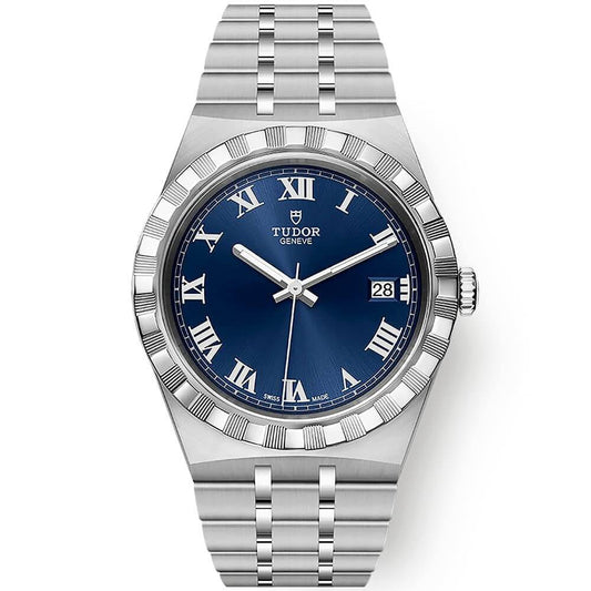 Royal 38mm Blue Roman Dial Automatic Bracelet Watch