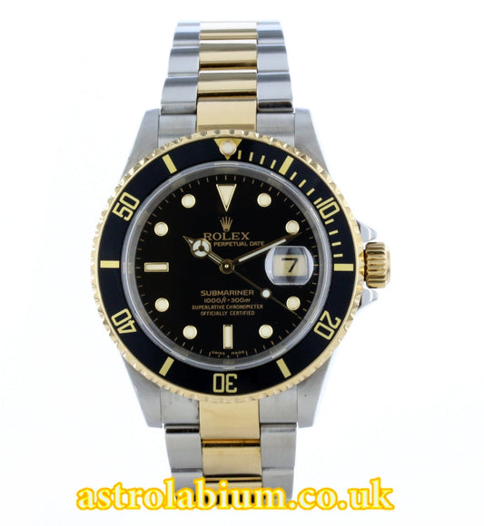 Rolex Submariner 16613 Steel & Gold