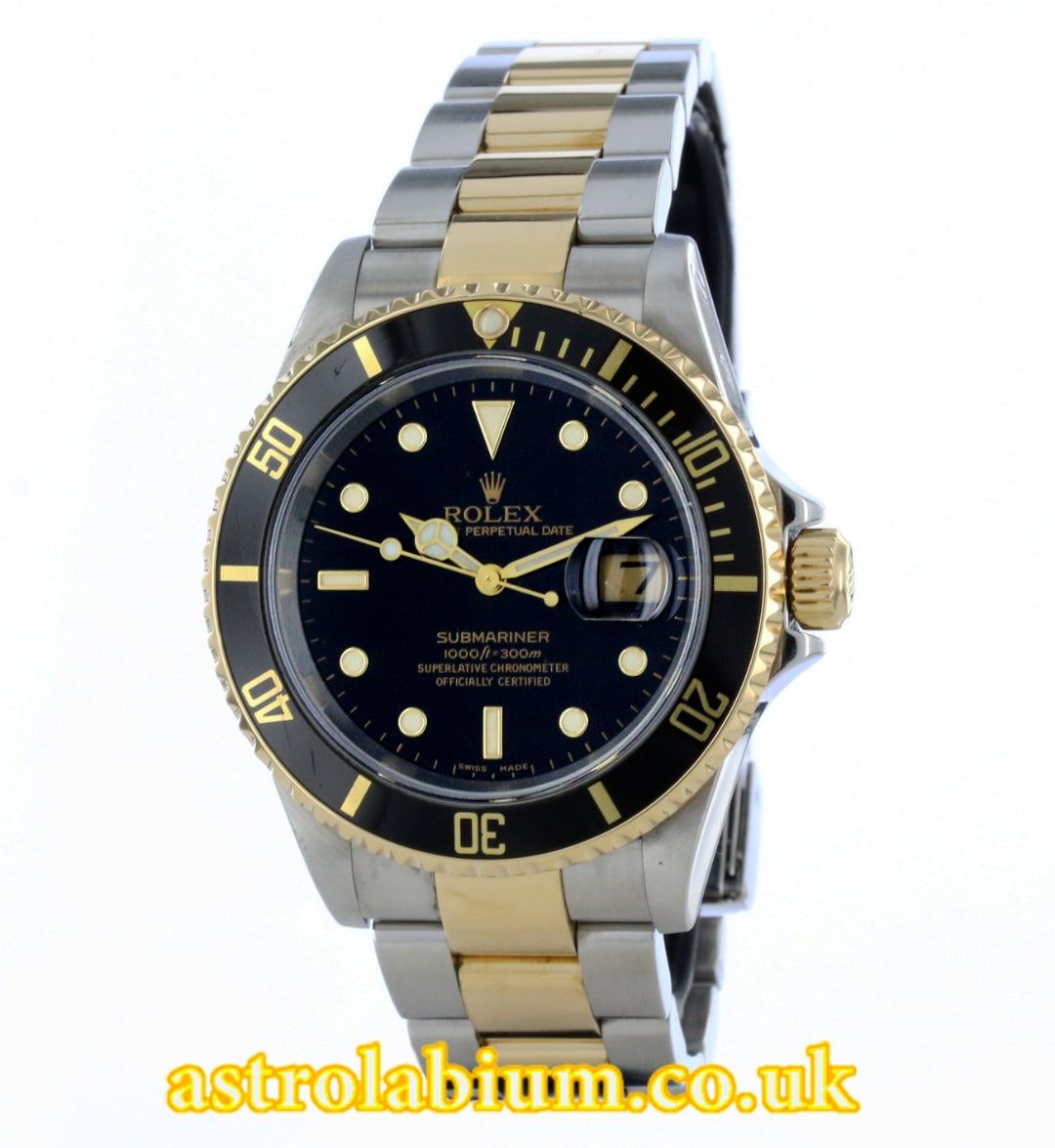 Rolex Submariner 16613 Steel & Gold