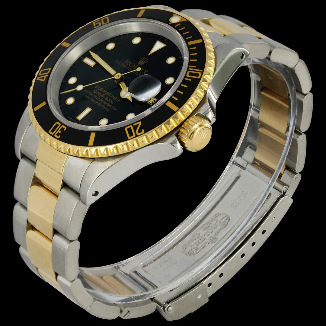 Rolex Submariner 16613 Steel & Gold