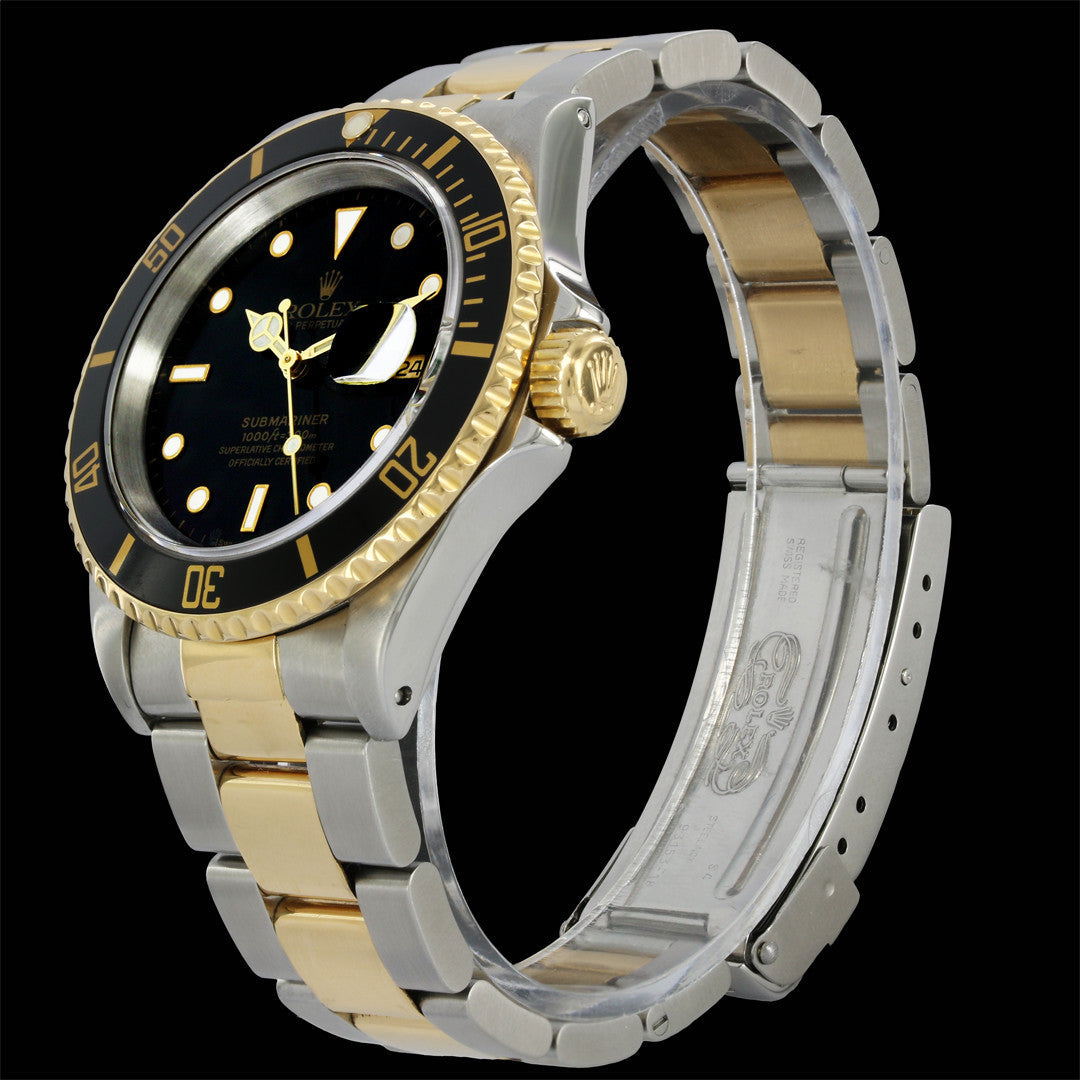 Rolex Submariner 16613 Steel & Gold