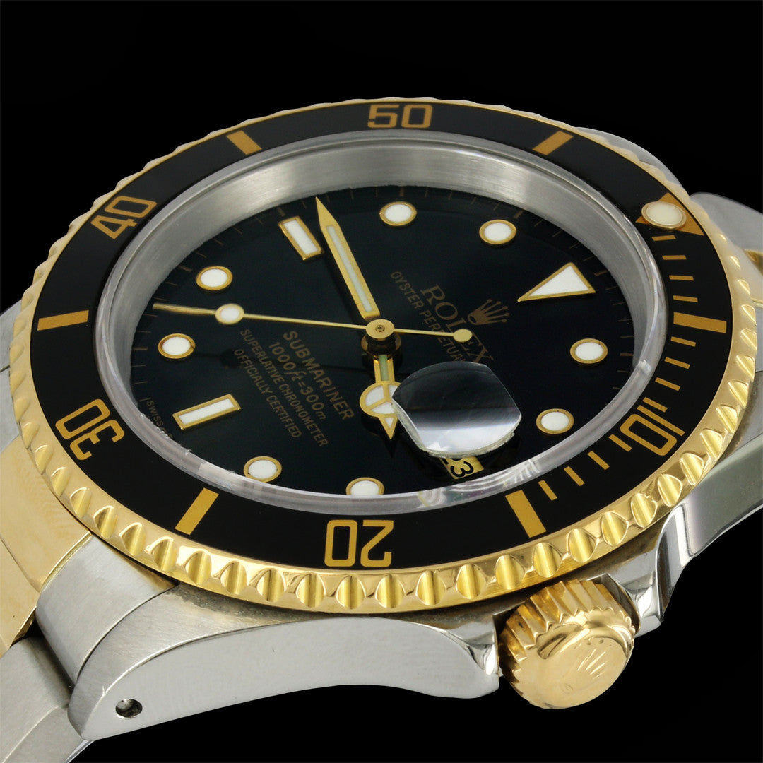 Rolex Submariner 16613 Steel & Gold